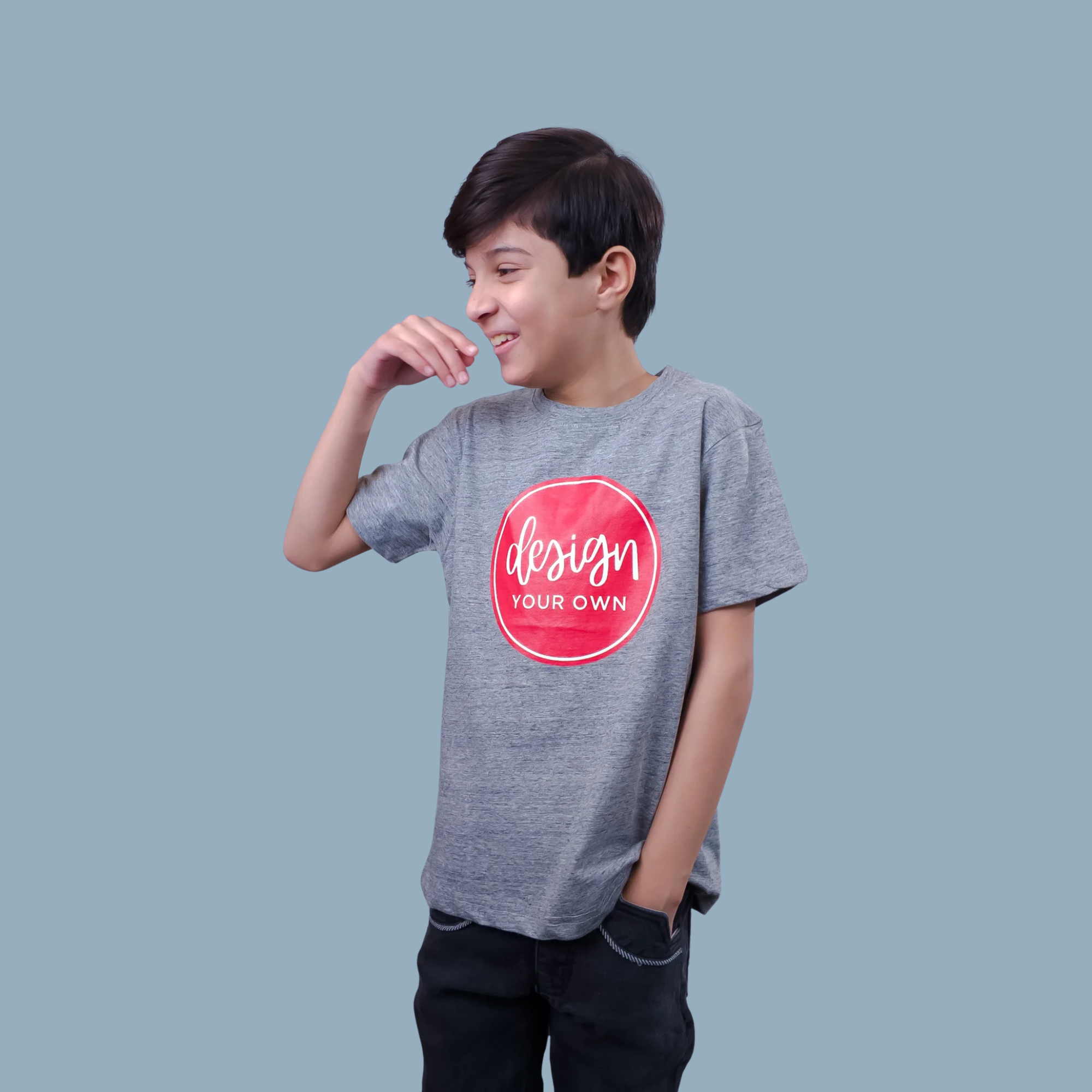 Grey Cotton T-Shirt | 2-14 Years